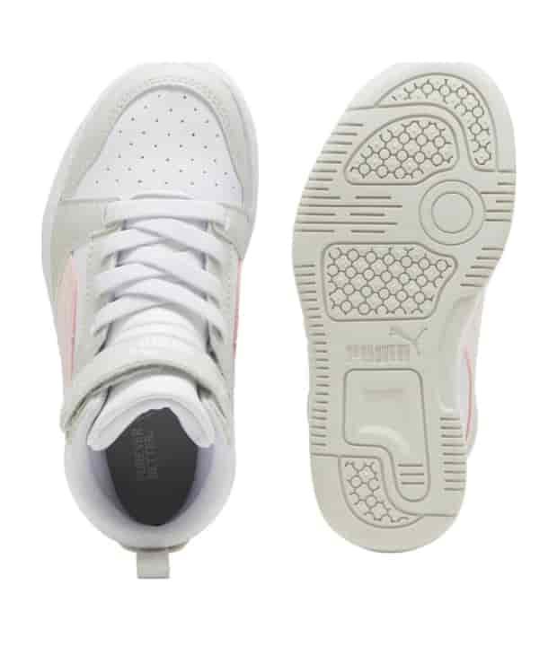 Tenis PUMA Rebound V6 Mid Ac Niña - Image 2