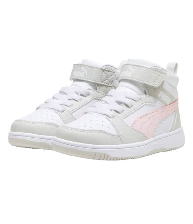 Tenis PUMA Rebound V6 Mid Ac Niña - Image 4