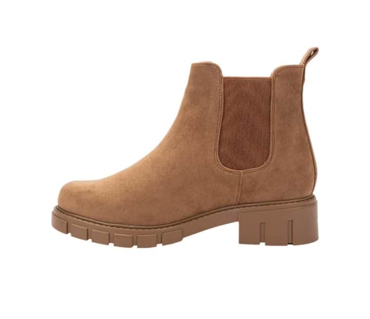 Bota Chelsea Suela Track Cafe Marca HPC Polo Dama